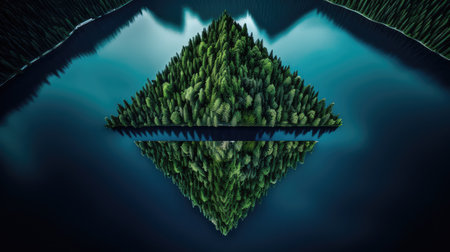 clear blue triangleの素材