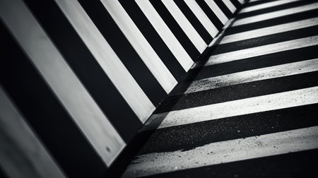 attention black and white diagonal stripesの素材