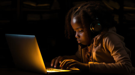 screen child mask black backgroundの素材