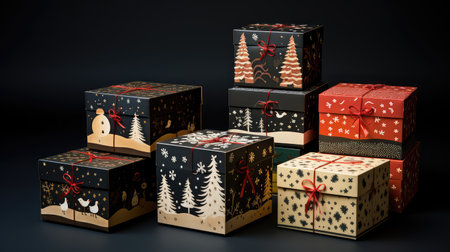 handmade christmas gift boxesの素材