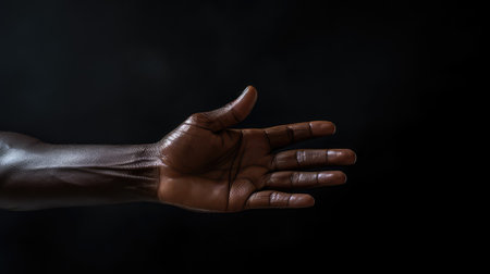 understanding black hands givingの素材