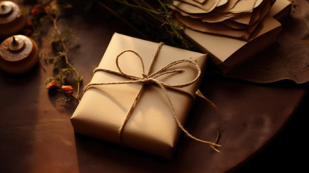 table wrapped boxの素材
