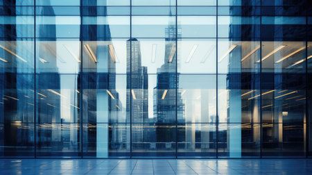 facade commercial glass buildingの素材