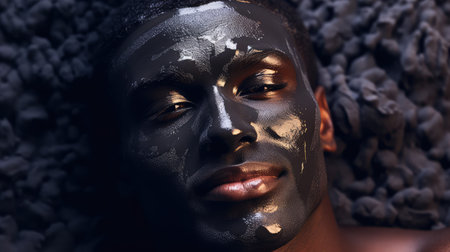 moisturize black man skincareの素材