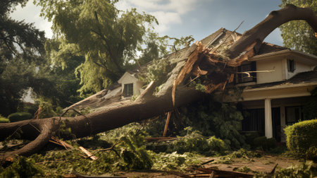 driveway emergency tree serviceの素材