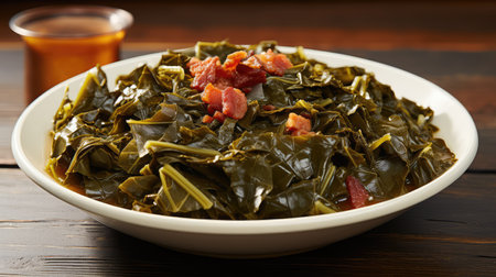 smoked collard greensの素材