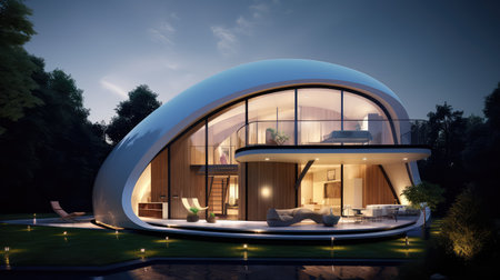 design dome houseの素材