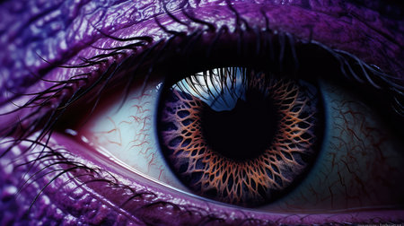 patterns eye purpleの素材