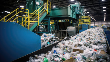 conveyor plastic bottle recycle