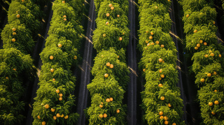 aerial survey orangeの素材