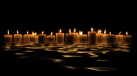 water candle darknessの素材