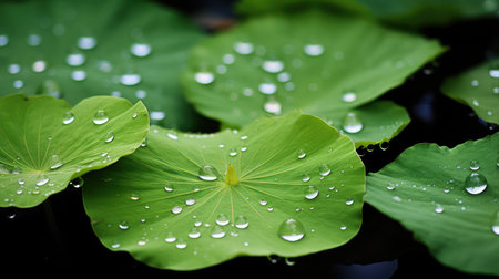 serene round leavesの素材