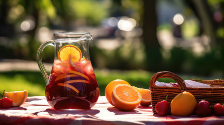 summer red sangriaの素材