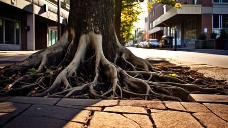 urban trees rootsの素材