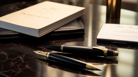 professionalism black and gold penの素材