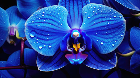 photograph blue orchidの素材