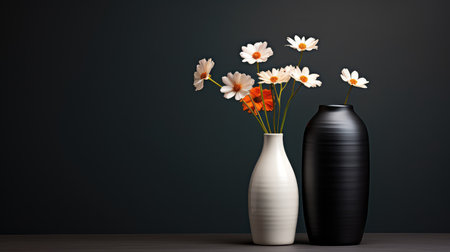 stilllife black painted backgroundの素材