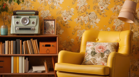 floral book retroの素材