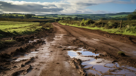 dirt bad roadの素材