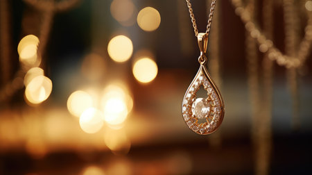 elegant gold diamond outline