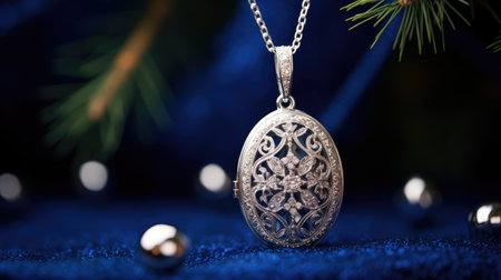 jewelry silver ovalの素材