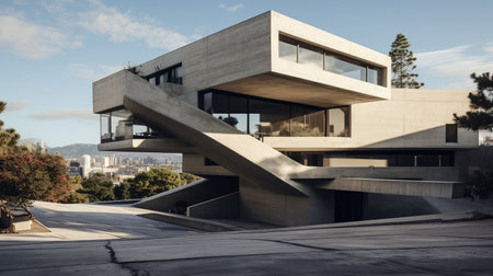 facade concrete houseの素材