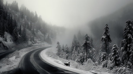 pass blizzard roadの素材