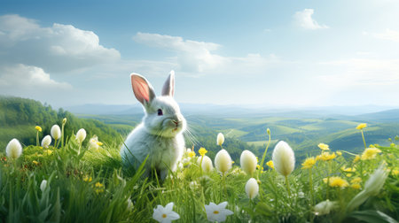 meadow easter greenの素材