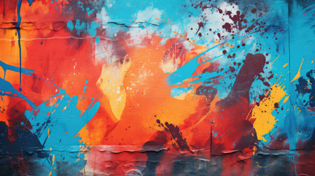 urban red and orange background