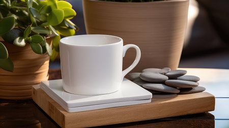 stone white coasterの素材