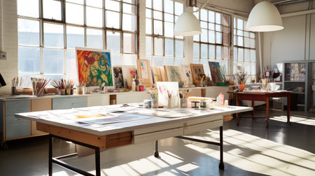 space empty table officeの素材