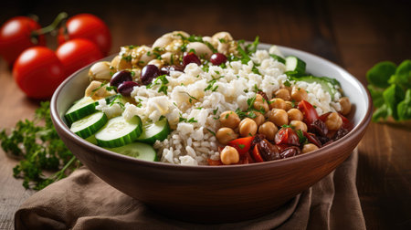 cucumbers brown rice bowlの素材