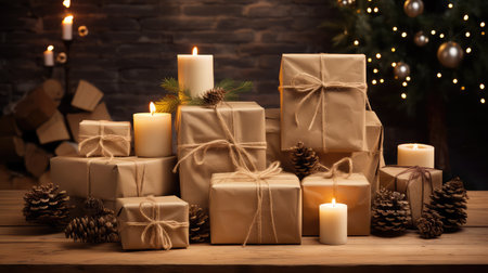 charm christmas gift wrapの素材