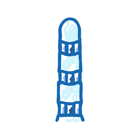 finger robot hand gesture icon doodle illustrationのイラスト素材