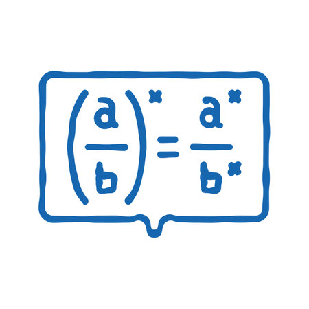 formula math science education icon doodle illustrationのイラスト素材
