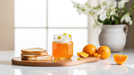 modern orange jamの素材