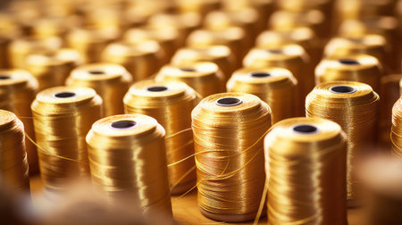 vibrant gold silkの素材