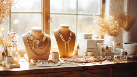 display gold on tableの素材