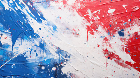 paint red white and blue textureの素材