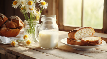 rustic glass milkの素材