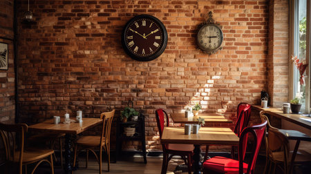 interior inside brick wallの素材