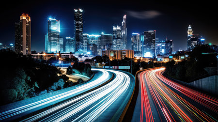 photograph road distanceの素材