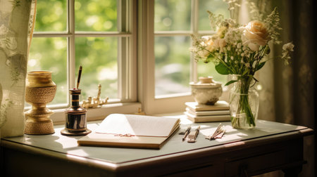 antique vintage white paperの素材