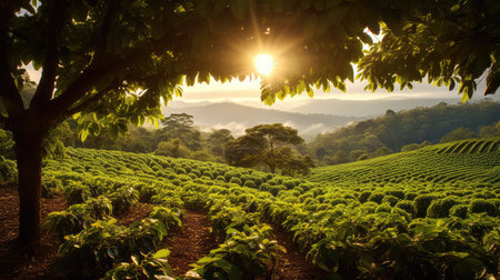 canopy coffee leavesの素材