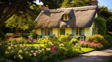 historic yellow buildingの素材