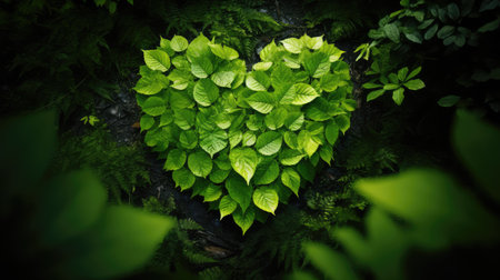 heforest leaf heartの素材