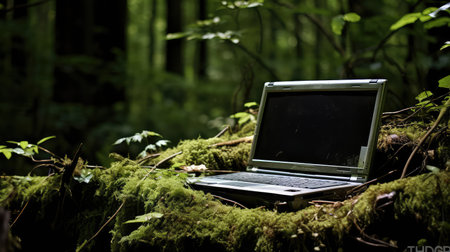 overgrown isolated technologyの素材