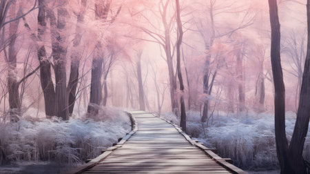 pathway pastel woodの素材