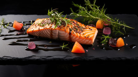 presentation black concrete backgroundの素材