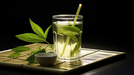 aesthetic green iced teaの素材
